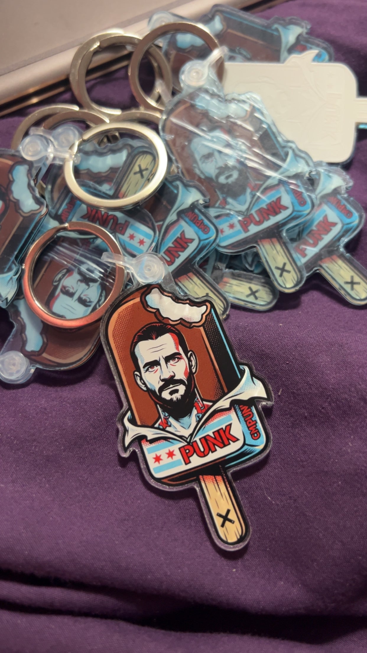 Punk Ice Cream bar keychain