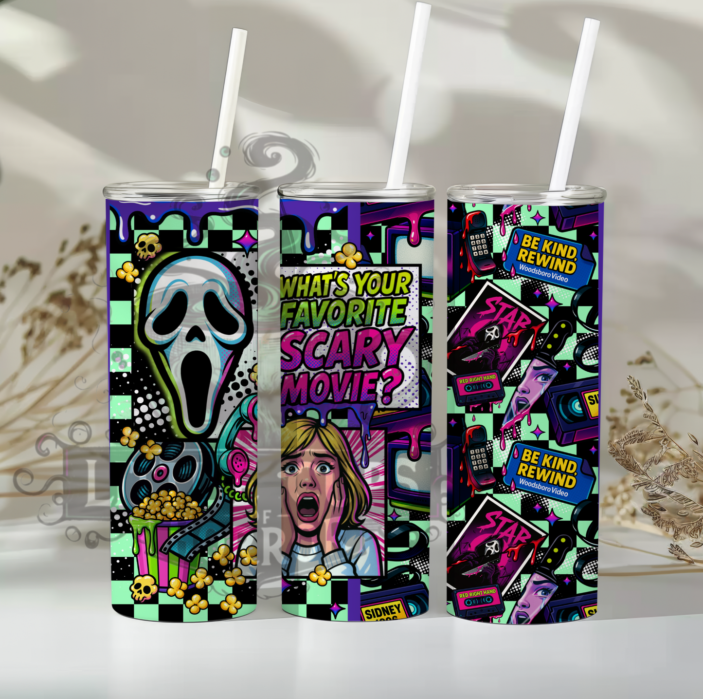 Scary Movie comic 20oz tumbler