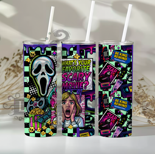 Scary Movie comic 20oz tumbler