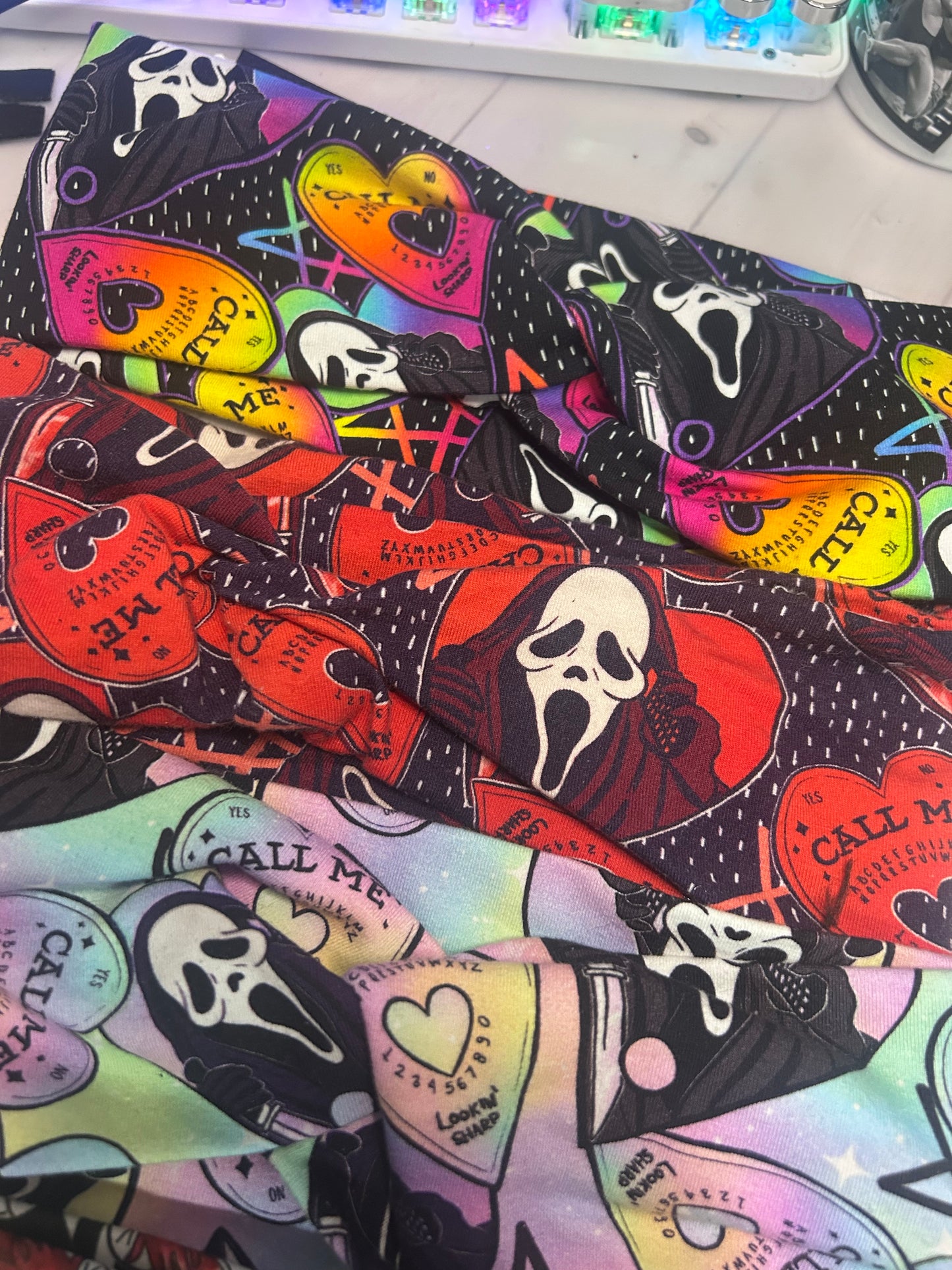Scream horror stretchy headband