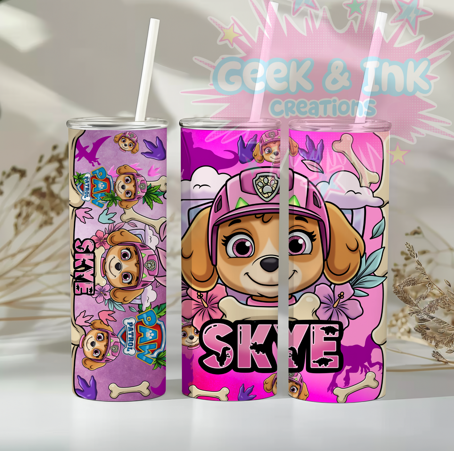Puppy patrol 20oz tumblers