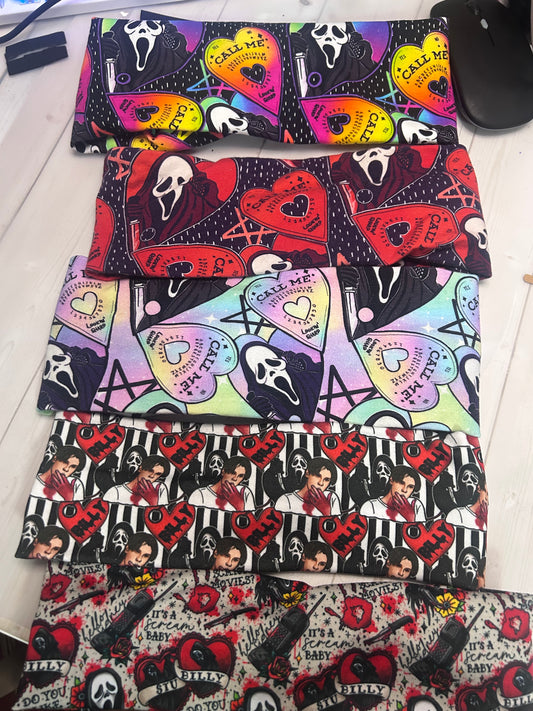 Scream horror stretchy headband