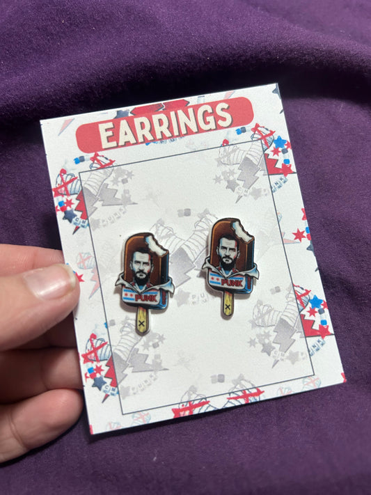 Punk Ice Cream stud earrings