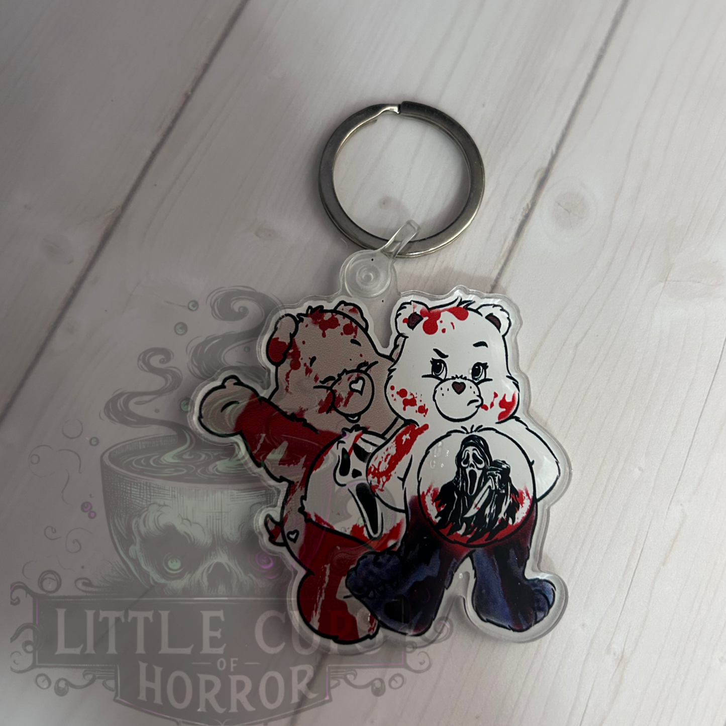 Horror | Billy & Stu Bears keychain