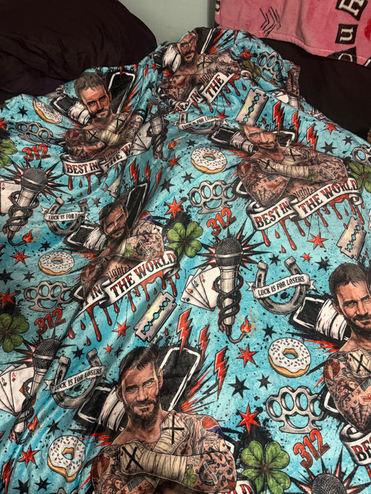 Punk 50x60 fleece blanket