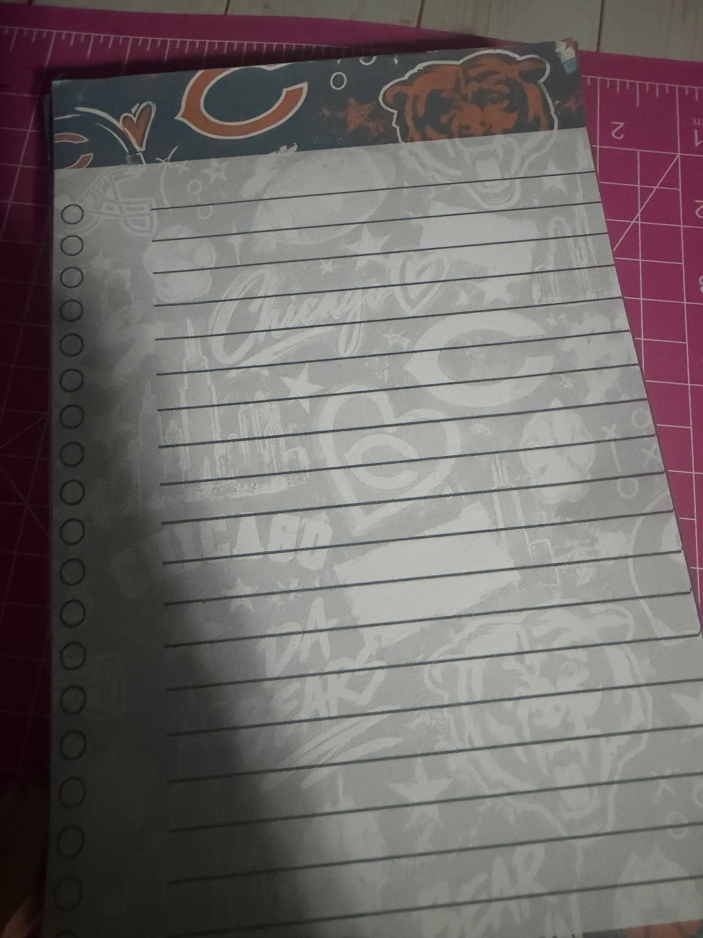 Sports themed 5x8 notepads